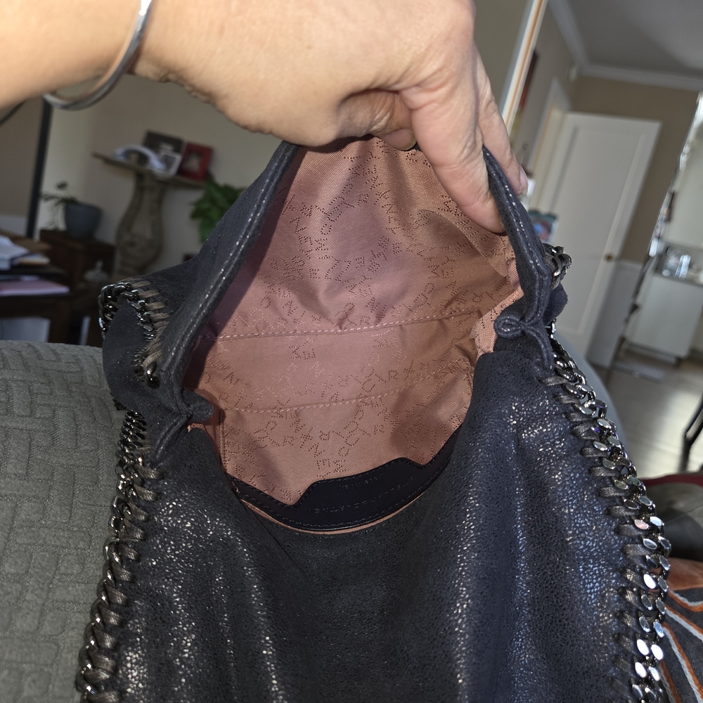 Stella McCartney Midnight  Chain-Embellished Bag - Picture 8 of 8